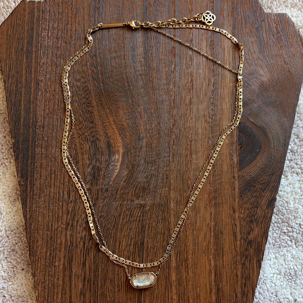 Kendra Scott double strand Elisa necklace